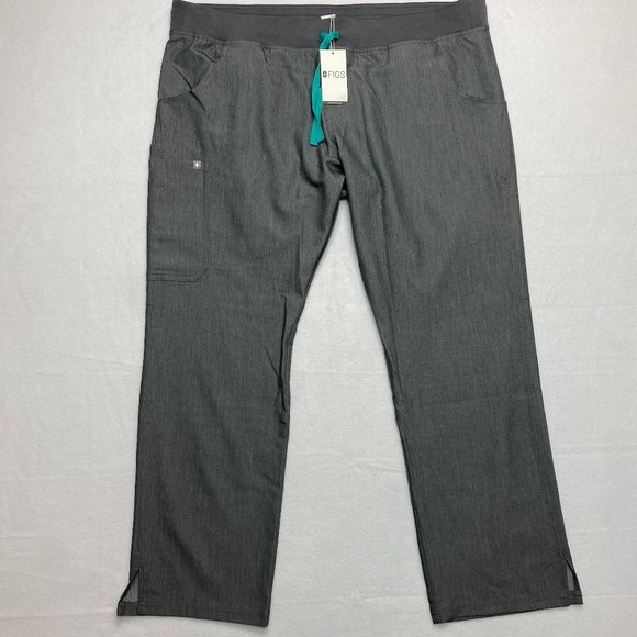 Figs Scrub Pants Women's 2XL Blue Gray Technical Collection NWT - Picture 1 of 9